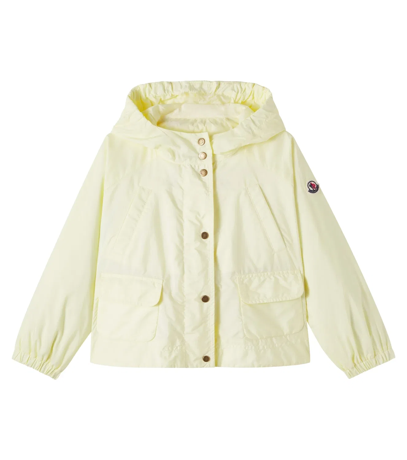 Легкая куртка с логотипом Moncler Enfant, желтый