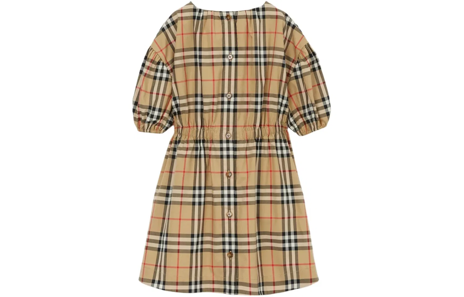 Детское платье для девочек хлопковое Archive Beige Burberry, Archive Beige