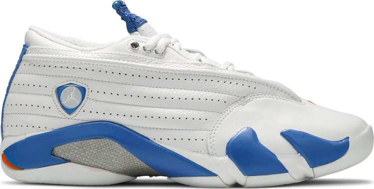 

Кроссовки Air Jordan 14 Retro Low Pacific Blue, белый, Белый;серый, Кроссовки Air Jordan 14 Retro Low Pacific Blue, белый