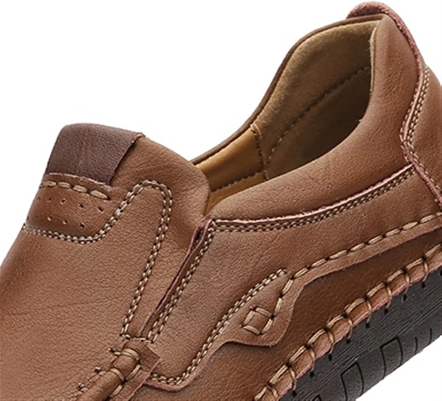 Туфли Men's Shoes, Men's Casual Shoes, Men's Leather Shoes, Comfortable Men's Shoes, Men's Casual Shoes Generic, Brown — фото 2