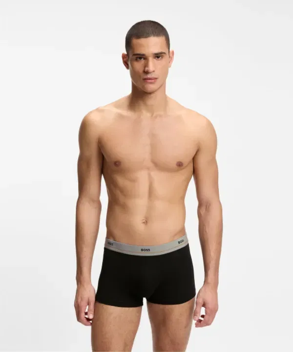 Трусы 5Pk Stretch Cotton Trunk, Boss, черный — фото 4