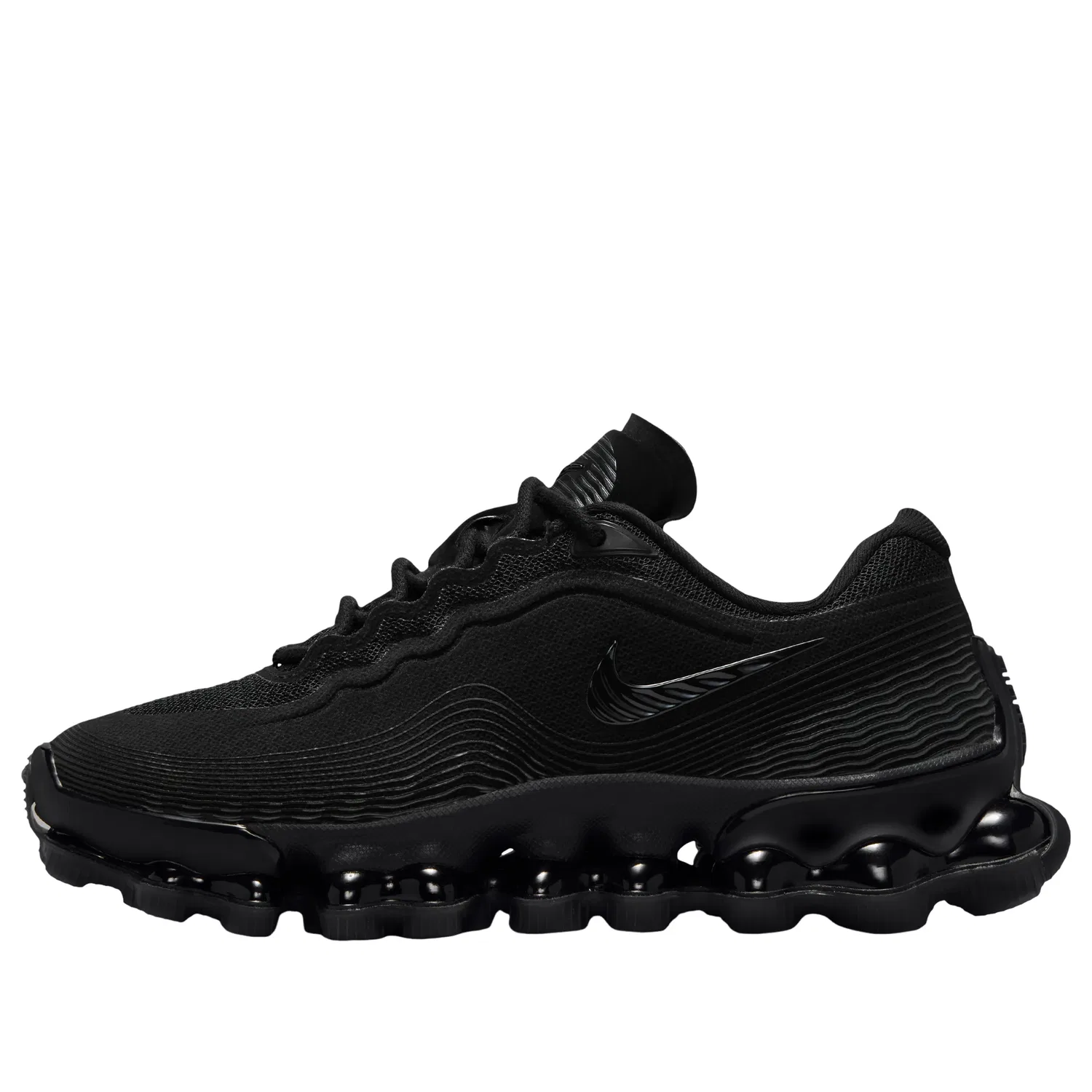 Детские кроссовки с синтетическим верхом Air Liquid Max 'Black Anthracite' Nike, Black/Anthracite/Black/Black