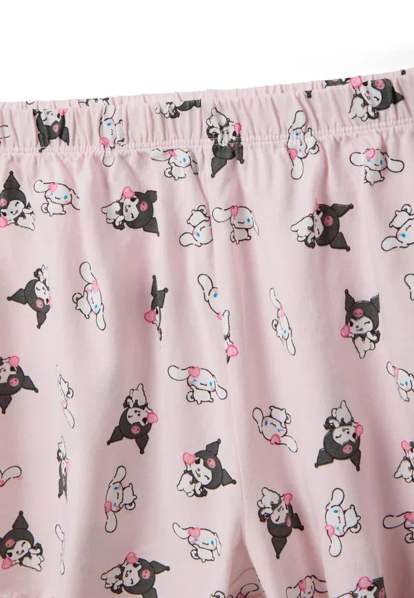 Комплект пижамы с Kuromi, хлопок, With kuromi set, Ovs, белый, розовый — фото 3
