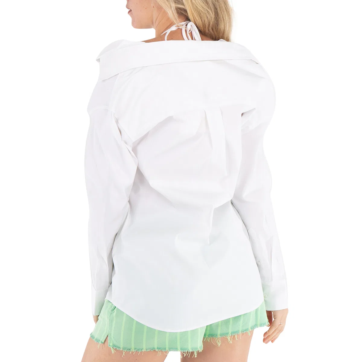 Блузка-бикини с многослойным дизайном Ladies White Layered Bikini Shirt Alexander Wang, White — фото 2