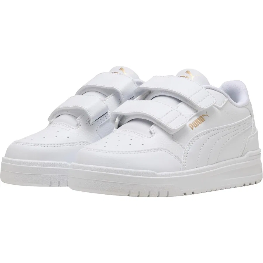 Детские спортивные кроссовки Puma Shuffle Downtown Lo V Ps, Белый — фото 2