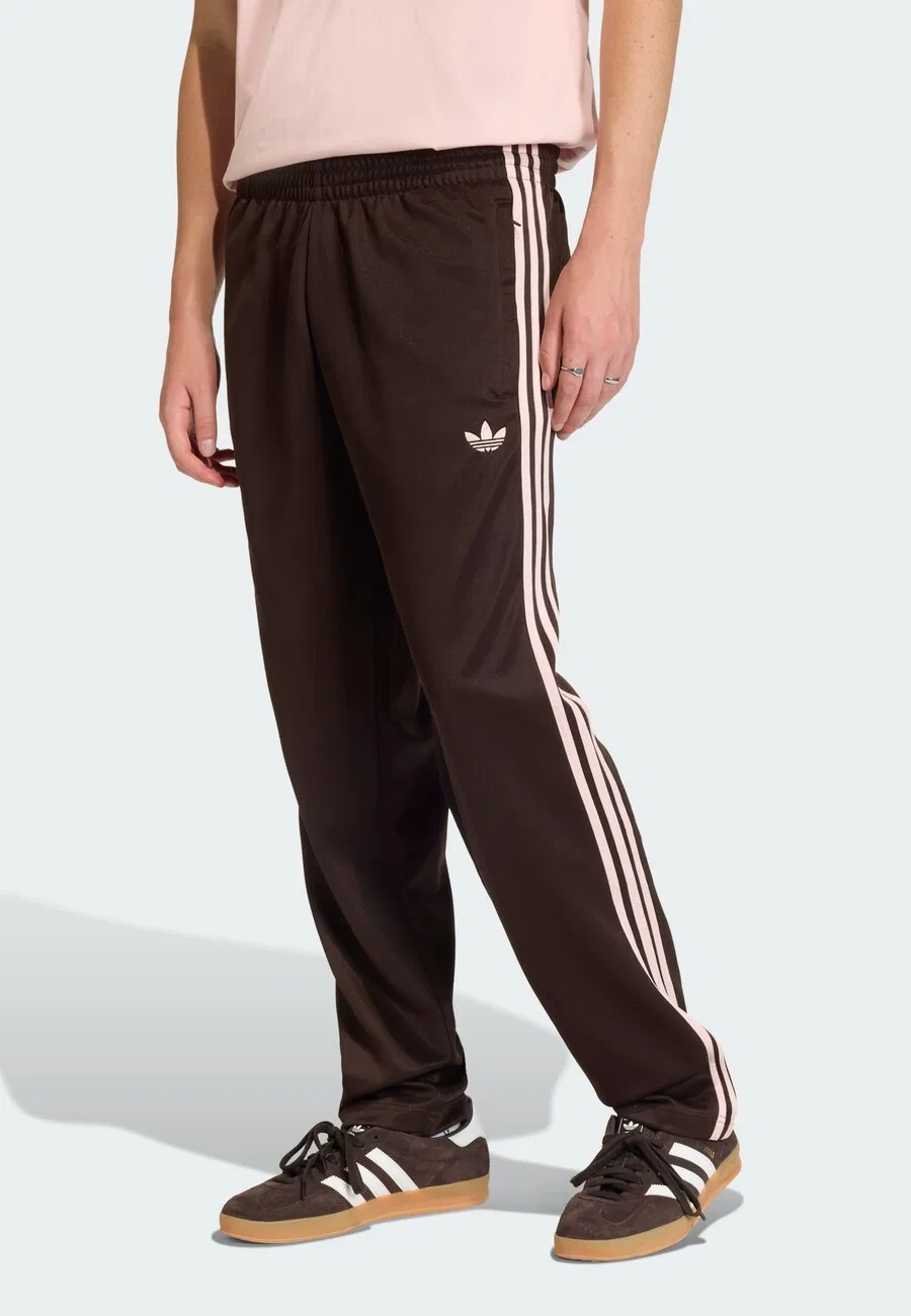 Брюки ADIDAS ORIGINALS Regular Pants 'SST' темно-коричневого цвета — фото 2