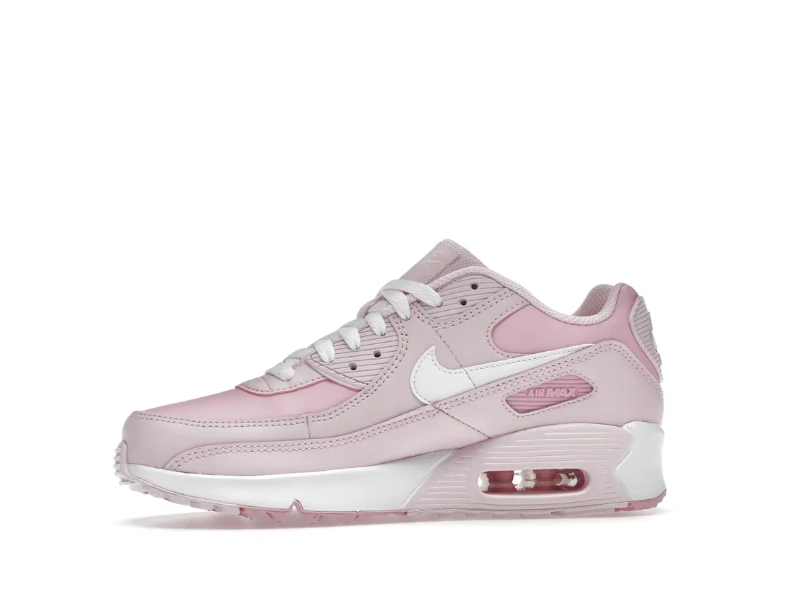 Детские кроссовки для повседневной носки Nike Air Max 90 Nike, Pink Foam/White-Pink — фото 3