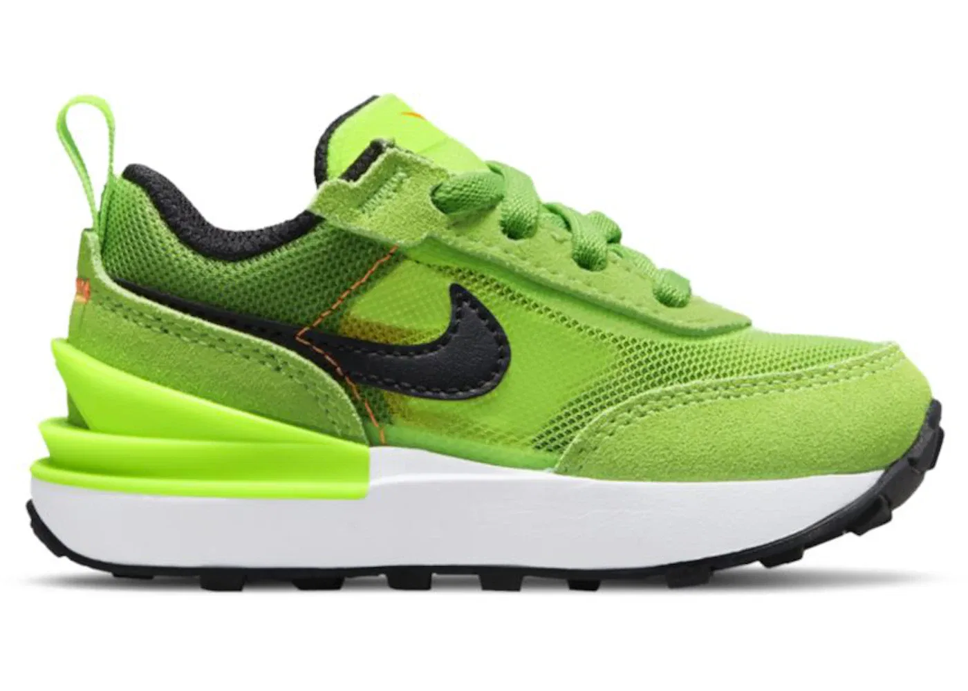 Детские кроссовки Lifestyle Nike Waffle One, Electric Green/Mean Green/Hyper Crimson/Black