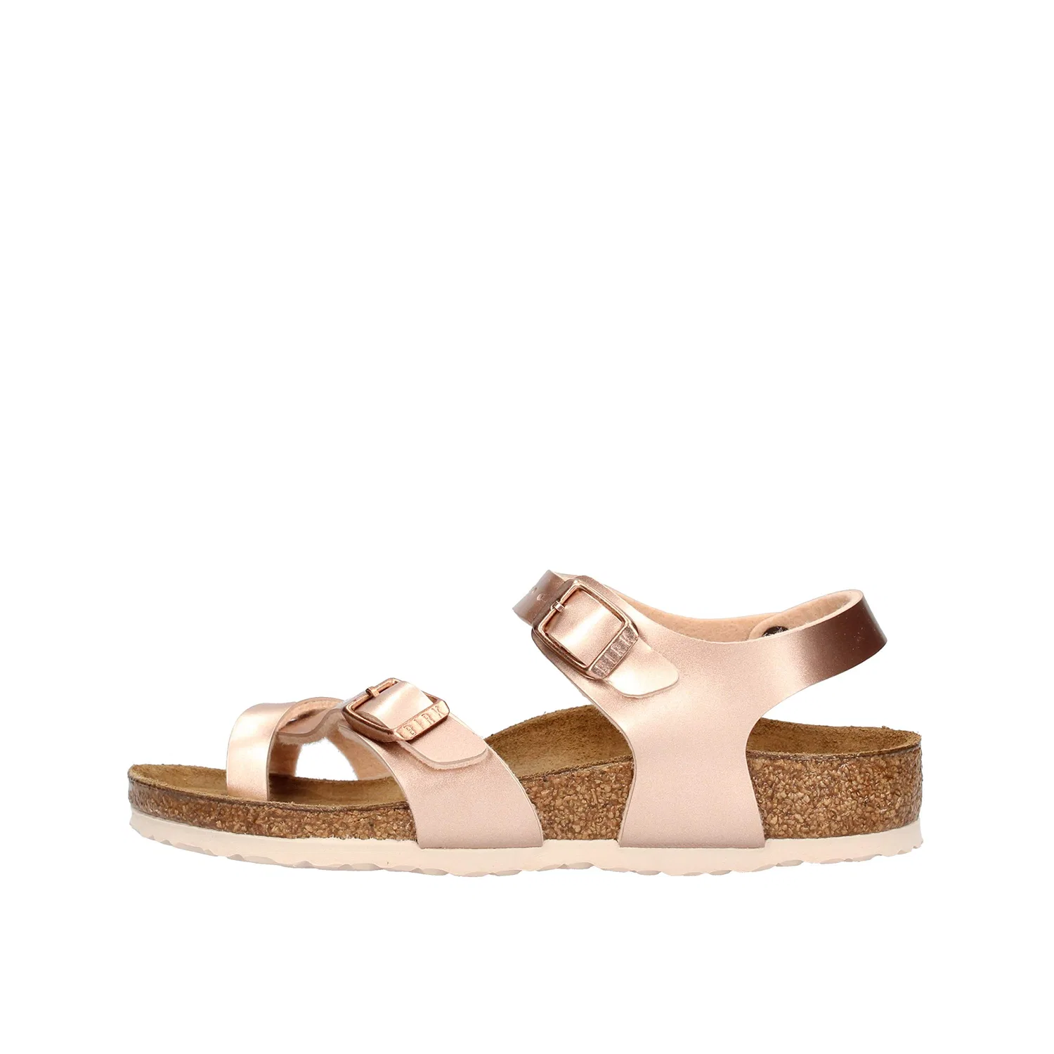 Детские сандалии для девочек на щиколотке Taormina Birkenstock, Electric Metallic Copper N