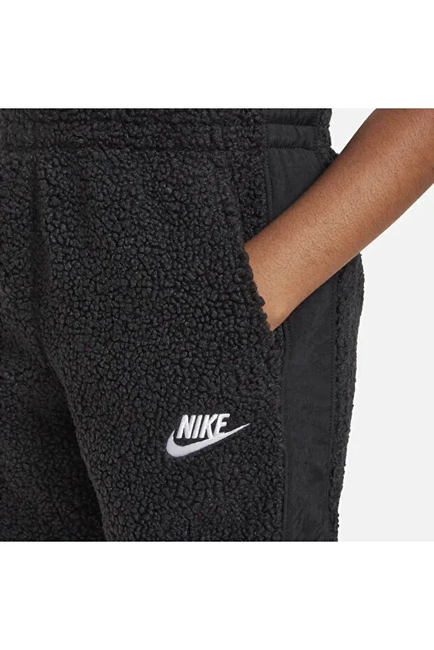 Детские спортивные штаны на флисе Nike, Black — фото 3
