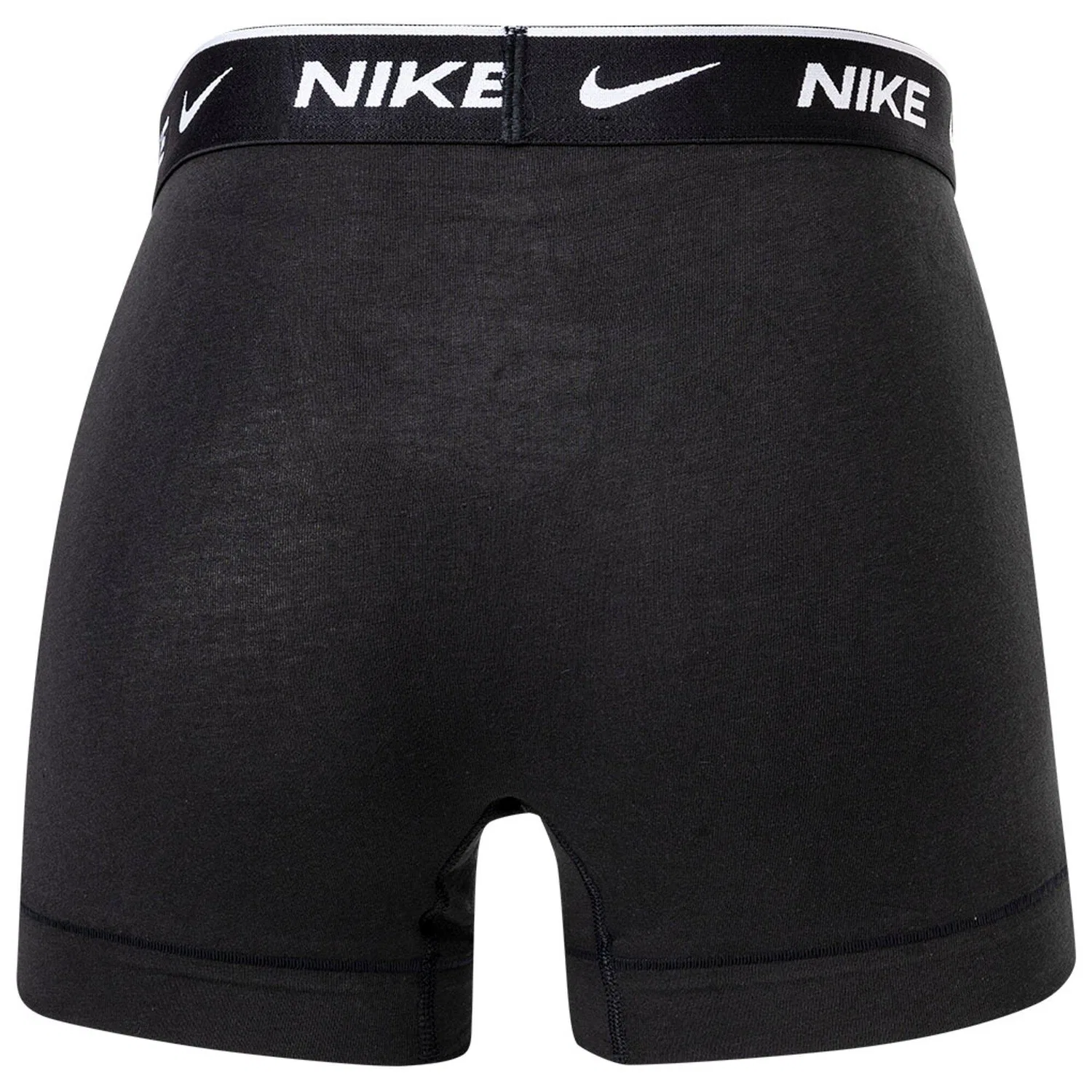 Мужские хлопковые боксеры с длинной штаниной Nike, 3-шт, Цвет Weiss Hellgrau Schwarz — фото 3