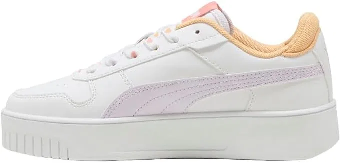 Детские кроссовки для девочек с принтом Carina Street Lacey PUMA, White — фото 3