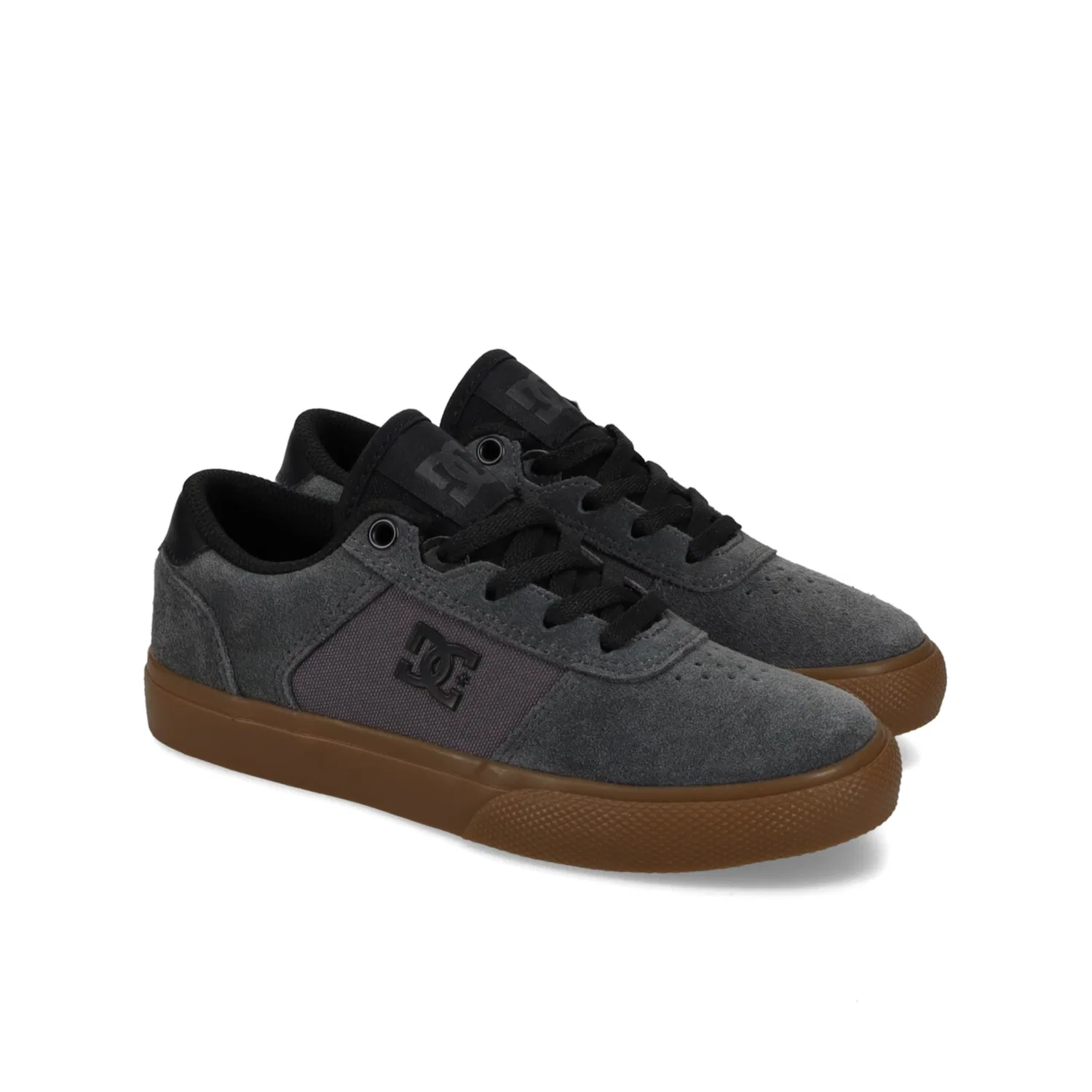 Детские кеды на шнуровке DC Shoes Teknic, Grey/Gum