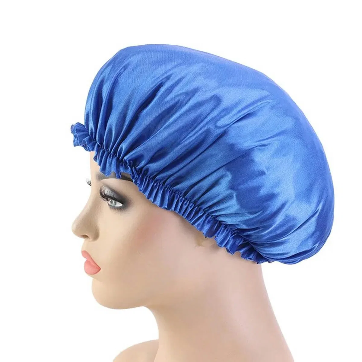 Satin Sleep Cap, Шапочка для душа YTYHFEM, Sea Blue — фото 3