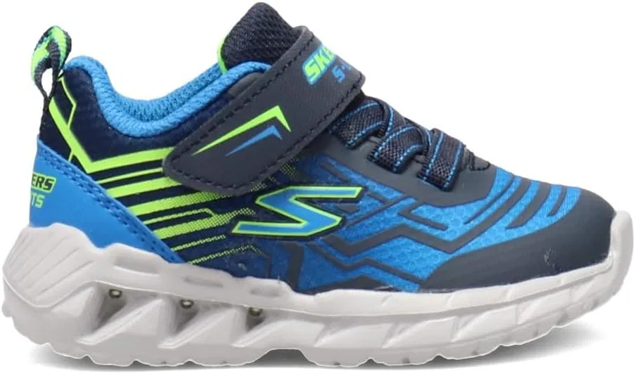 Детские кроссовки для мальчиков со светящейся подошвой Skechers, Navy/Blue — фото 3