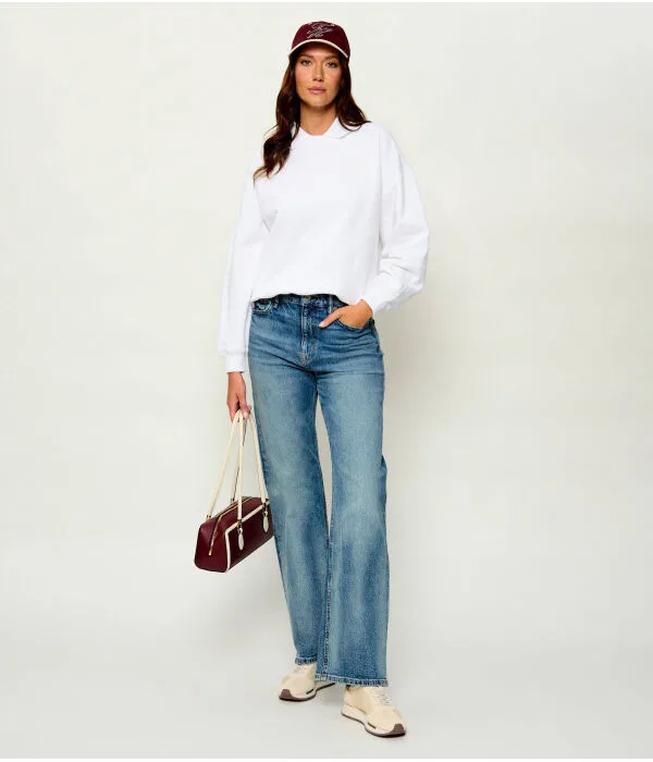 Женское поло с коротким рукавом Polo Ralph Lauren, белый — фото 2