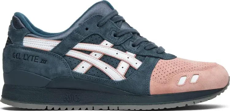 Кроссовки ronnie fieg x gel lyte 3 'salmon toe 2.0' Asics, синий — фото 2