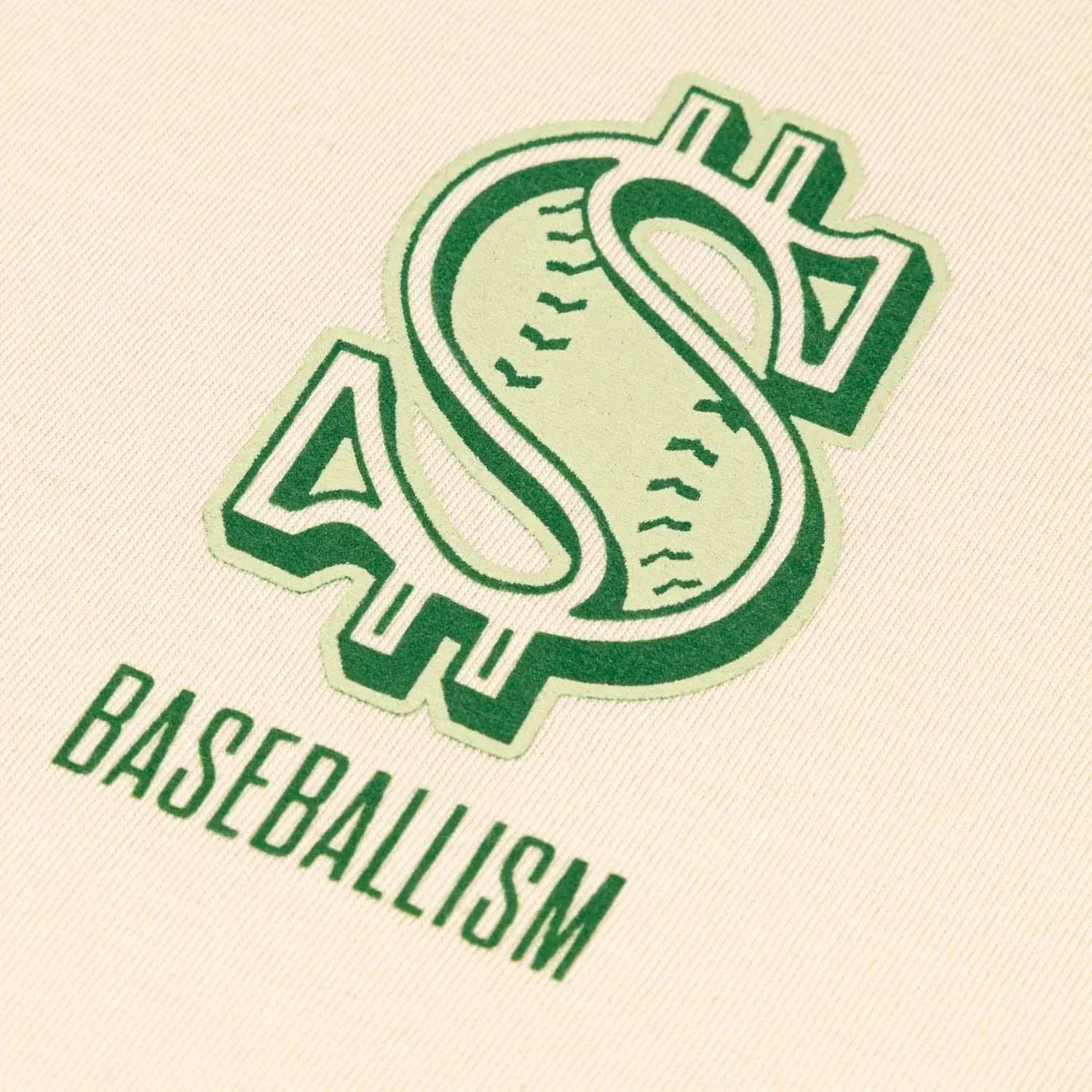 Детская футболка для мальчиков с коротким рукавом и принтом Money Ball Baseballism, бежевый — фото 3