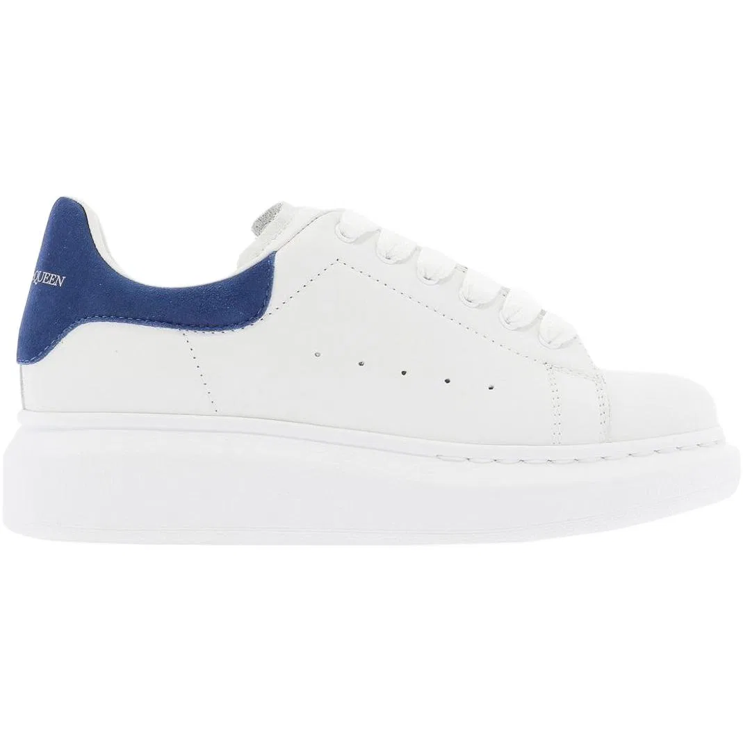 Детские кроссовки для скейтбординга Oversized Sneaker Alexander McQueen, Blue White — фото 3