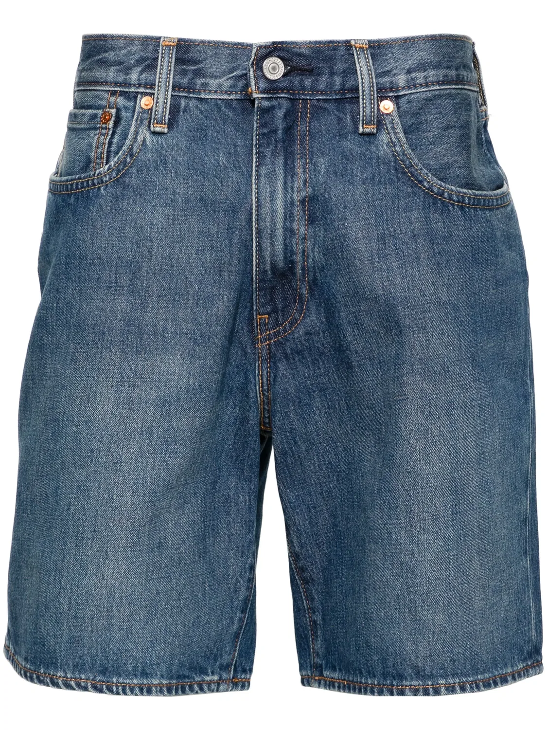 Джинсовые шорты 468 - синие Levi's, синий