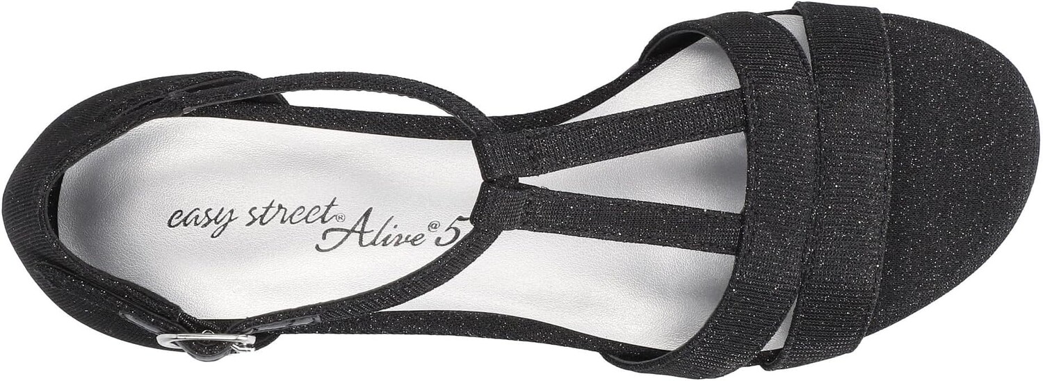Туфли Easy Street Alora, цвет Black Glitter Metallic — фото 2