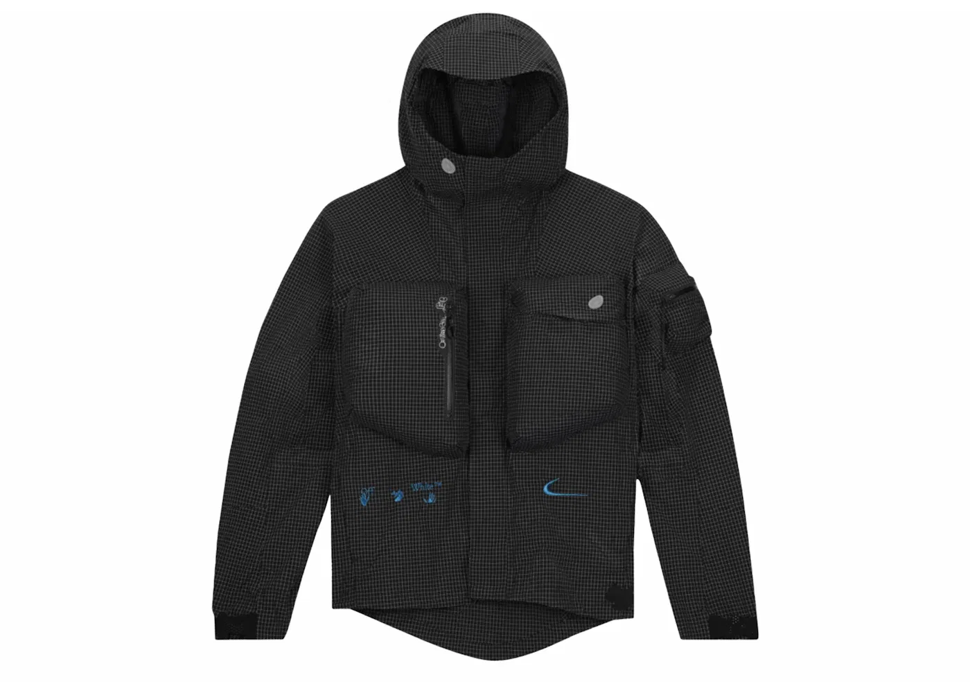 Мужская куртка Nike x Off White CL Jacket, Black