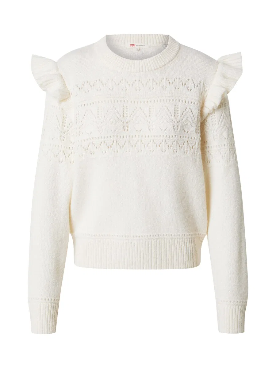 Свитер LEVI'S 'Shane Flutter Sleeve' цвета экрю