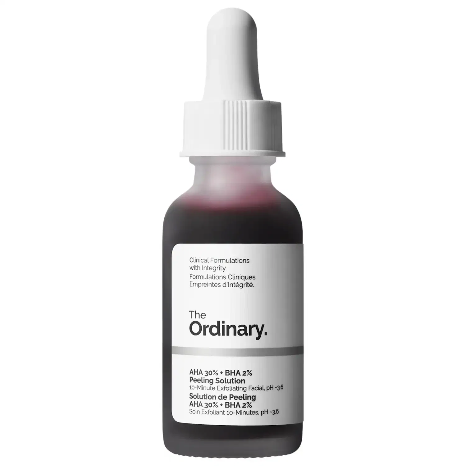 Пилинг-раствор с AHA 30% и BHA 2% 30 мл отшелушивающий The Ordinary
