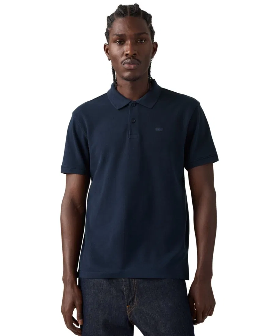 Мужская классическая футболка-поло с коротким рукавом Levi's, Navy
