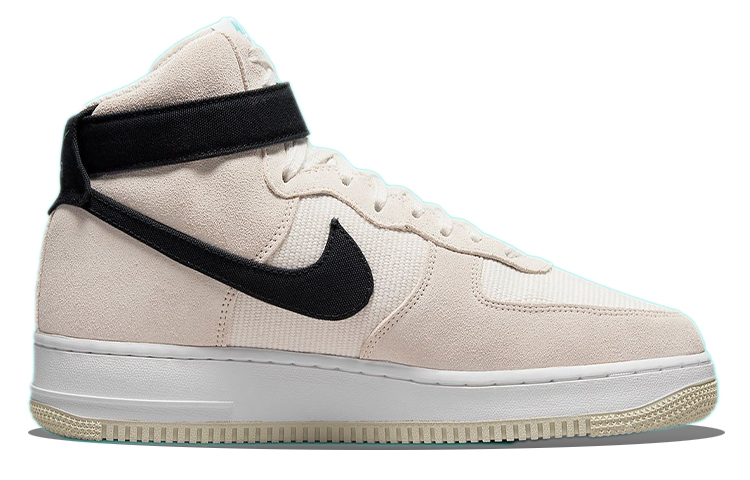 Кроссовки Nike Air Force 1 High '07 LX, светло-коричневый/черный — фото 2