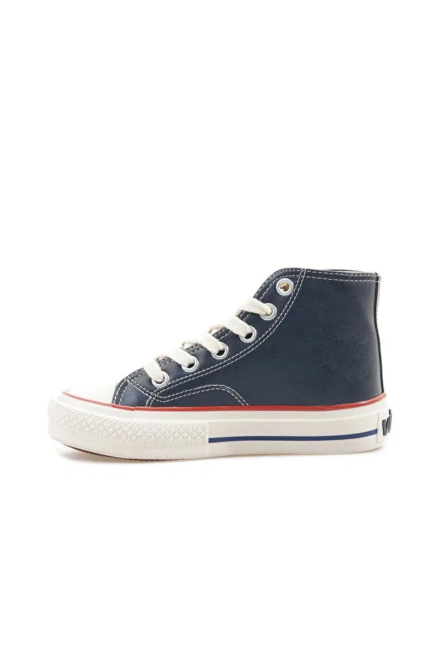 Детские ботинки для девочек с принтом Vicco, Navy Blue — фото 2