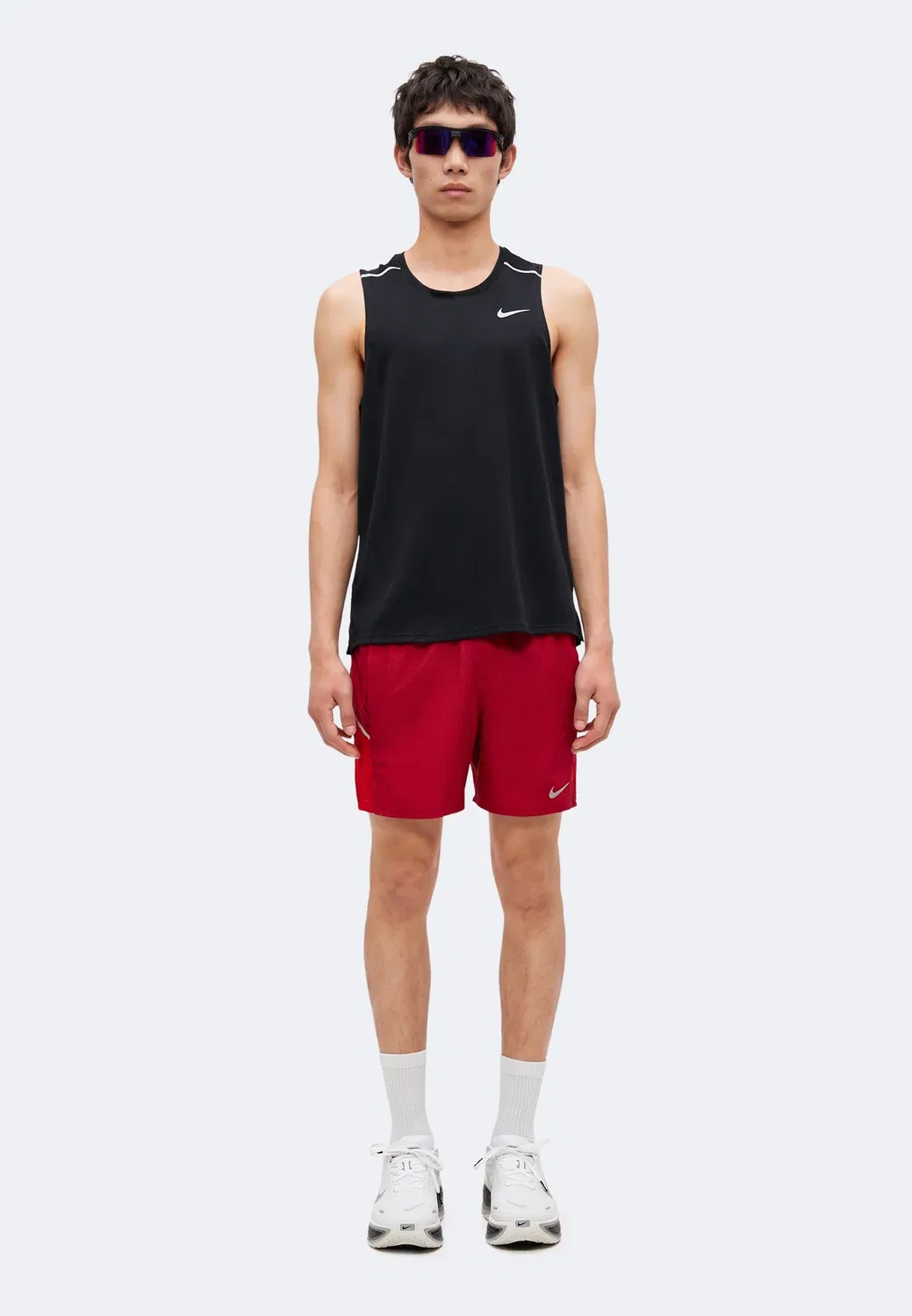 M nk df miler 5bf short - спортивные шорты Nike Performance, Tough Red/Sport Red — фото 2
