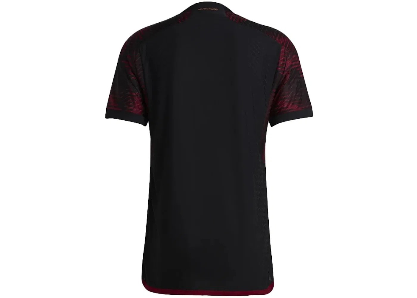 Мужская футбольная джерси аутентичная Германия 22 Away Jersey Adidas, Black Team Coll Burgundy — фото 2
