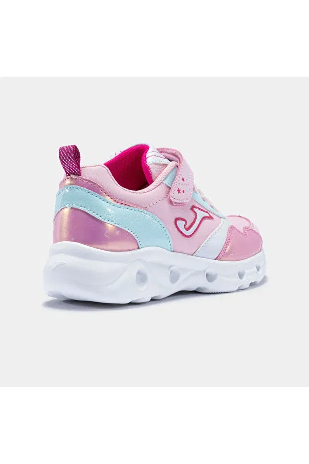 Детские спортивные кроссовки для девочек с липучкой Star jr 2213 Joma, Pink — фото 3