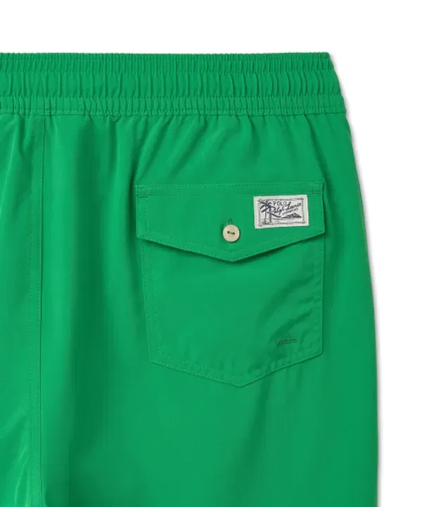 Плавки TRAVELLER SWIM TRUNK Polo Ralph Lauren, зеленый — фото 4
