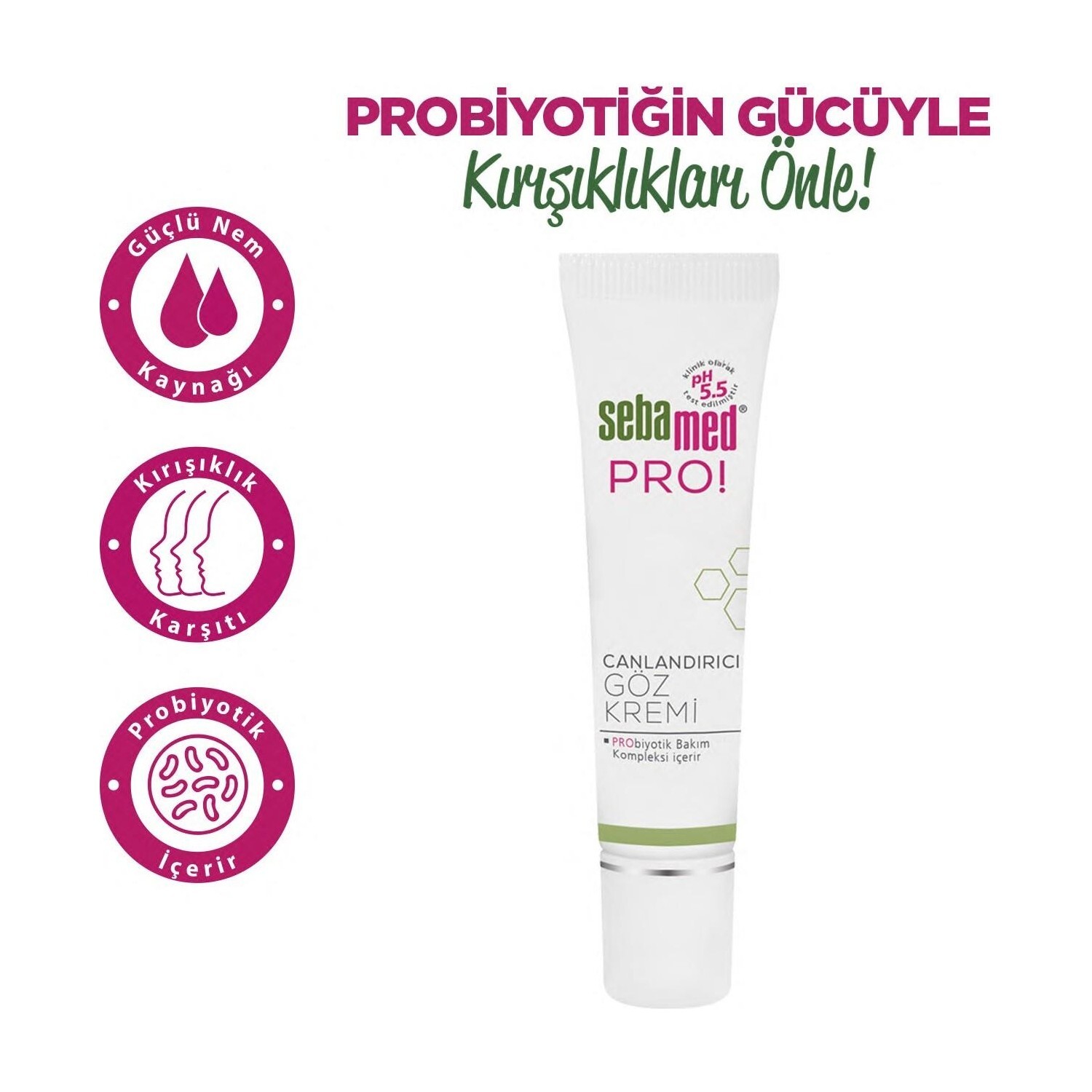 

Восстанавливающий крем Sebamed Pro для кожи вокруг глаз, 15 мл