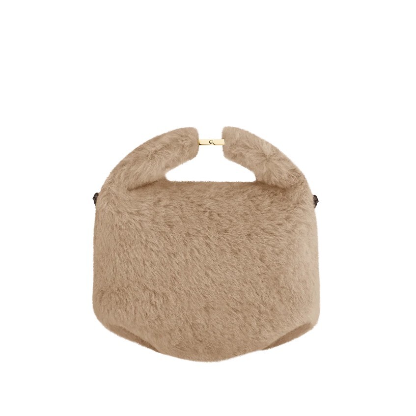 

Сумка-кроссбоди Polene Beri Alpaca Edition, бежевый