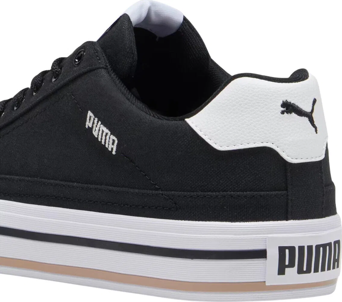Детские кроссовки с классическим дизайном Puma Court Classic Puma, Цвет Schwarz Weiss — фото 3