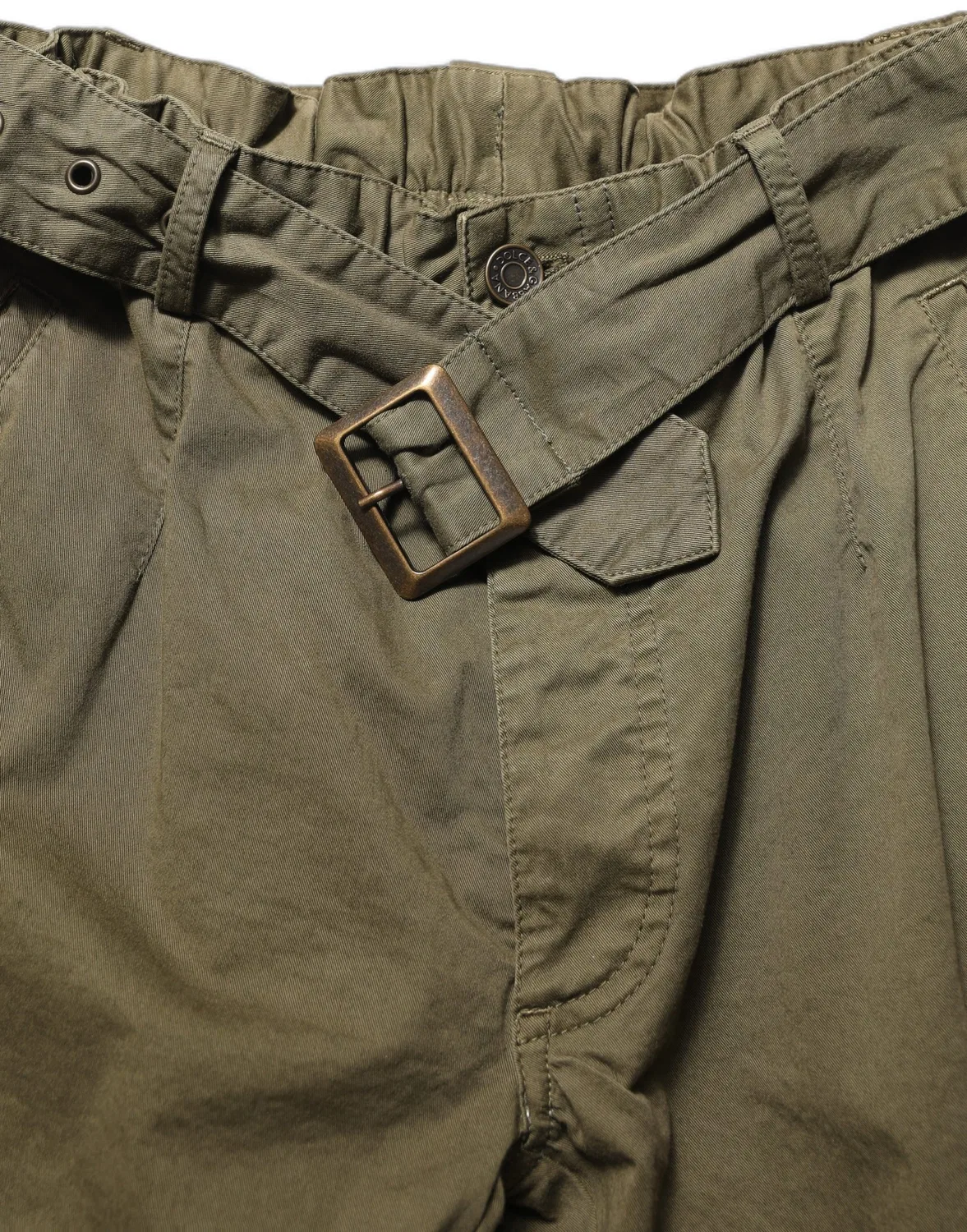 Женские брюки карго с высокой посадкой и ремнем High Waist Cargo Dolce & Gabbana, Olive Green — фото 2
