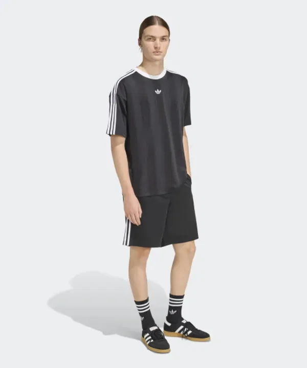 Футболка с жаккардовым узором, Adidas, черный — фото 3