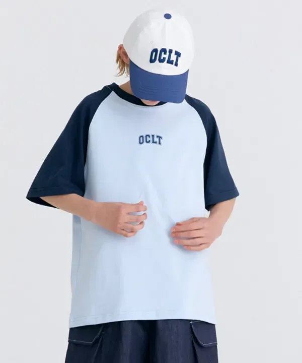 Футболка с коротким рукавом реглан, G13 Ocelot Junior, Navy — фото 2