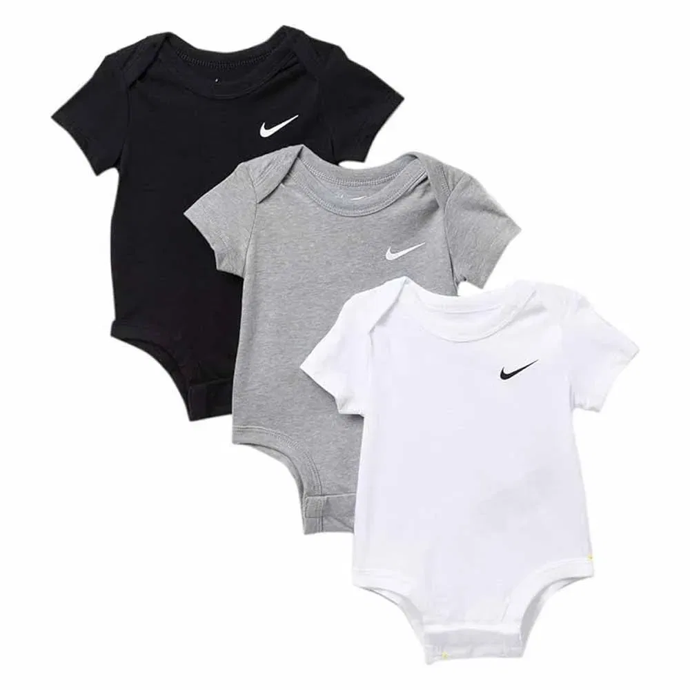 Боди с коротким рукавом Nike Swoosh, 3 шт, мультиколор