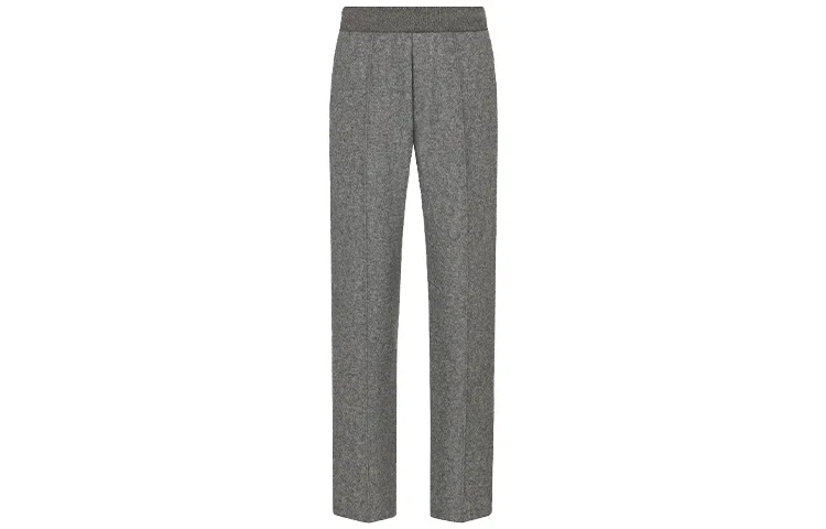 Мужские трикотажные спортивные брюки с умеренной посадкой Quarterly New Products Knitted Sweatpants DIOR, Gray