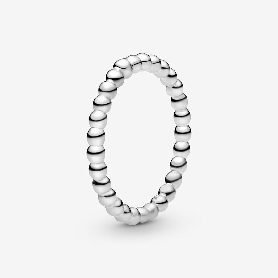 

Кольцо Pandora Signature Beaded, серебро