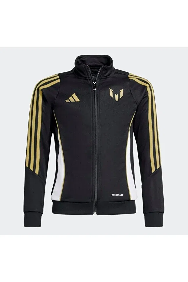 Детская куртка для мальчиков с длинным рукавом messi jacket Adidas, Black