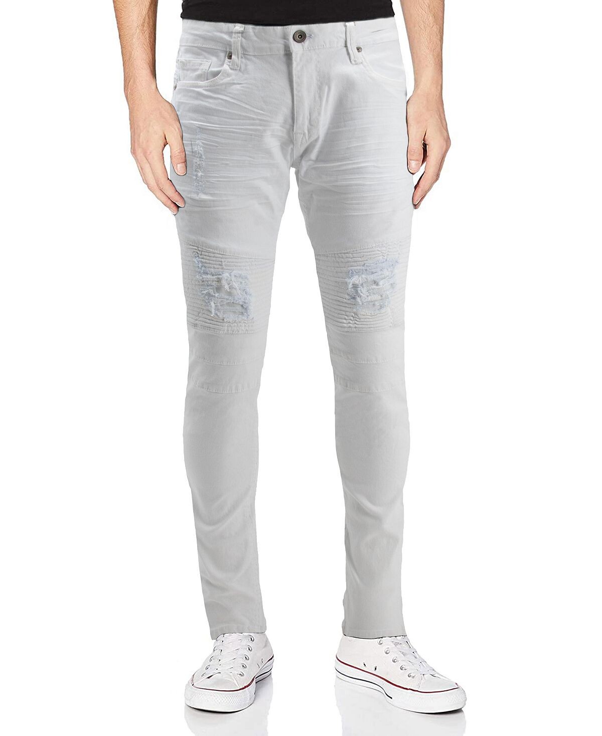 

Мужские джинсы rawx slim fit moto с деталями стрейч X-Ray, белый