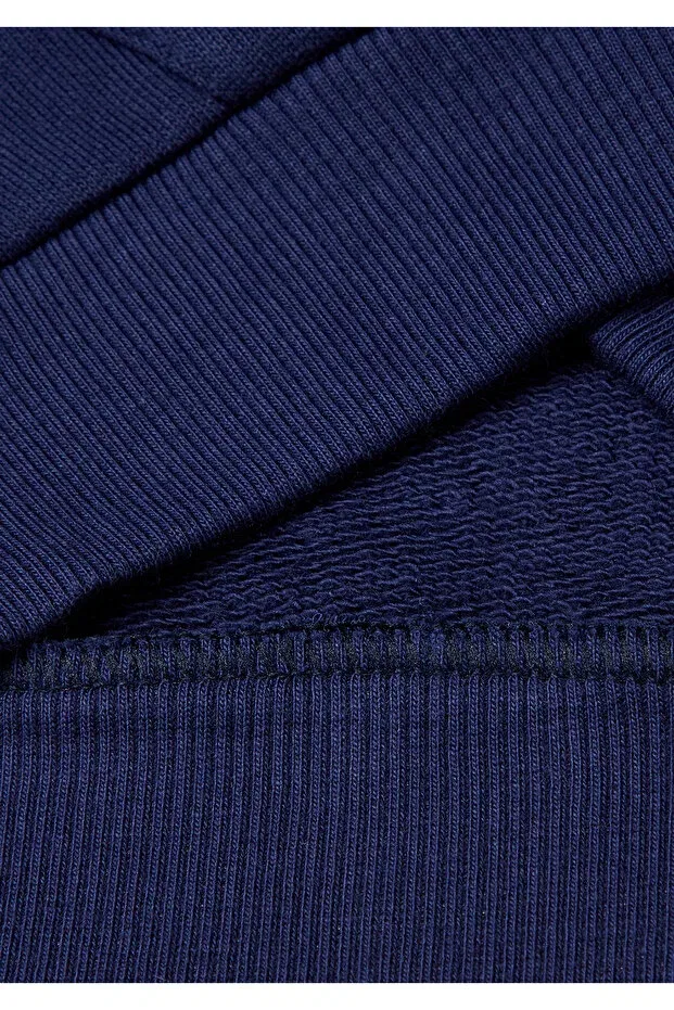 Детское худи для мальчиков с принтом United Colors Of Benetton, Navy Blue — фото 3