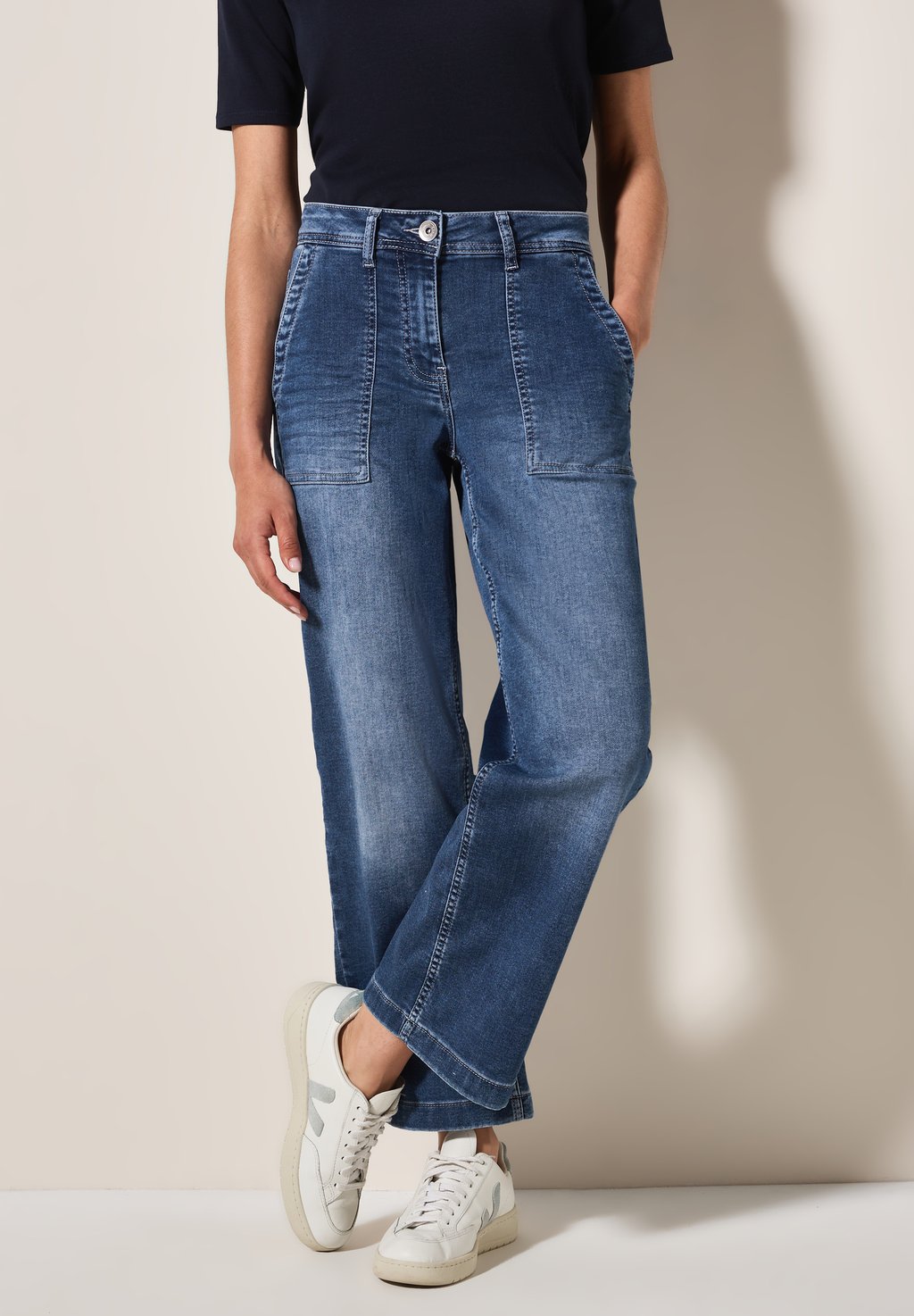 

Расклешенные джинсы Street One, цвет Blau
