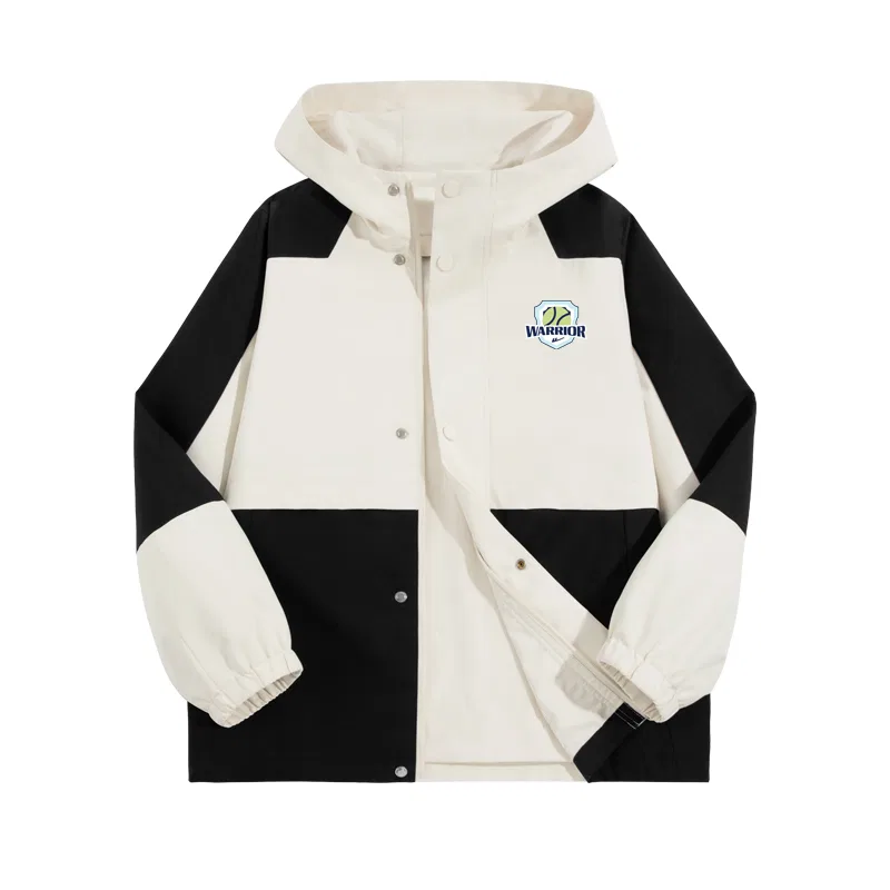 Детское худи с капюшоном, с принтом, Apricot Tennis Badge K, WARRIOR