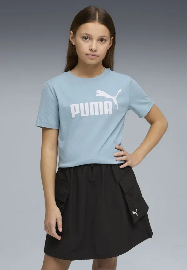 Футболка хлопковая Ess no. 1 logo tee g, Puma, Seafoam — фото 2
